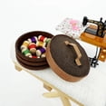 thumbnail image 7 of Misright Miniature Wooden Sewing Box Vintage Design For 1/12 Scale Dollhouses, 7 of 7