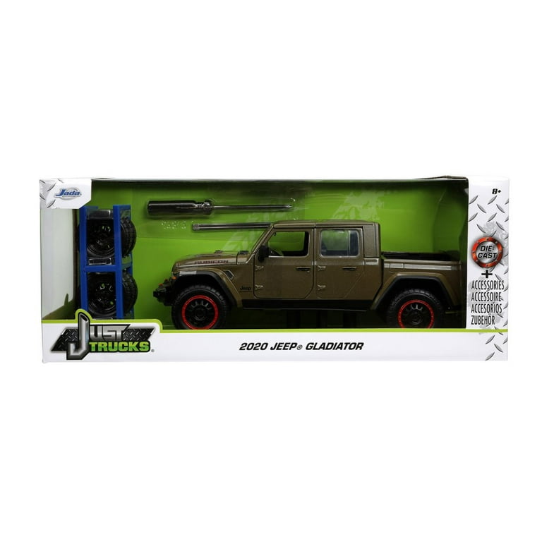 Jada Toys 2020 Jeep Gladiator Rubicon Pickup Truck, 1/24