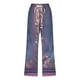 thumbnail image 5 of ICHUANYI Clearance Women's Casual Solid Elastic Waist Loose Long Pants With Pocket Capris(Blue, L) ICHUANYI WER2023081002283, 5 of 5