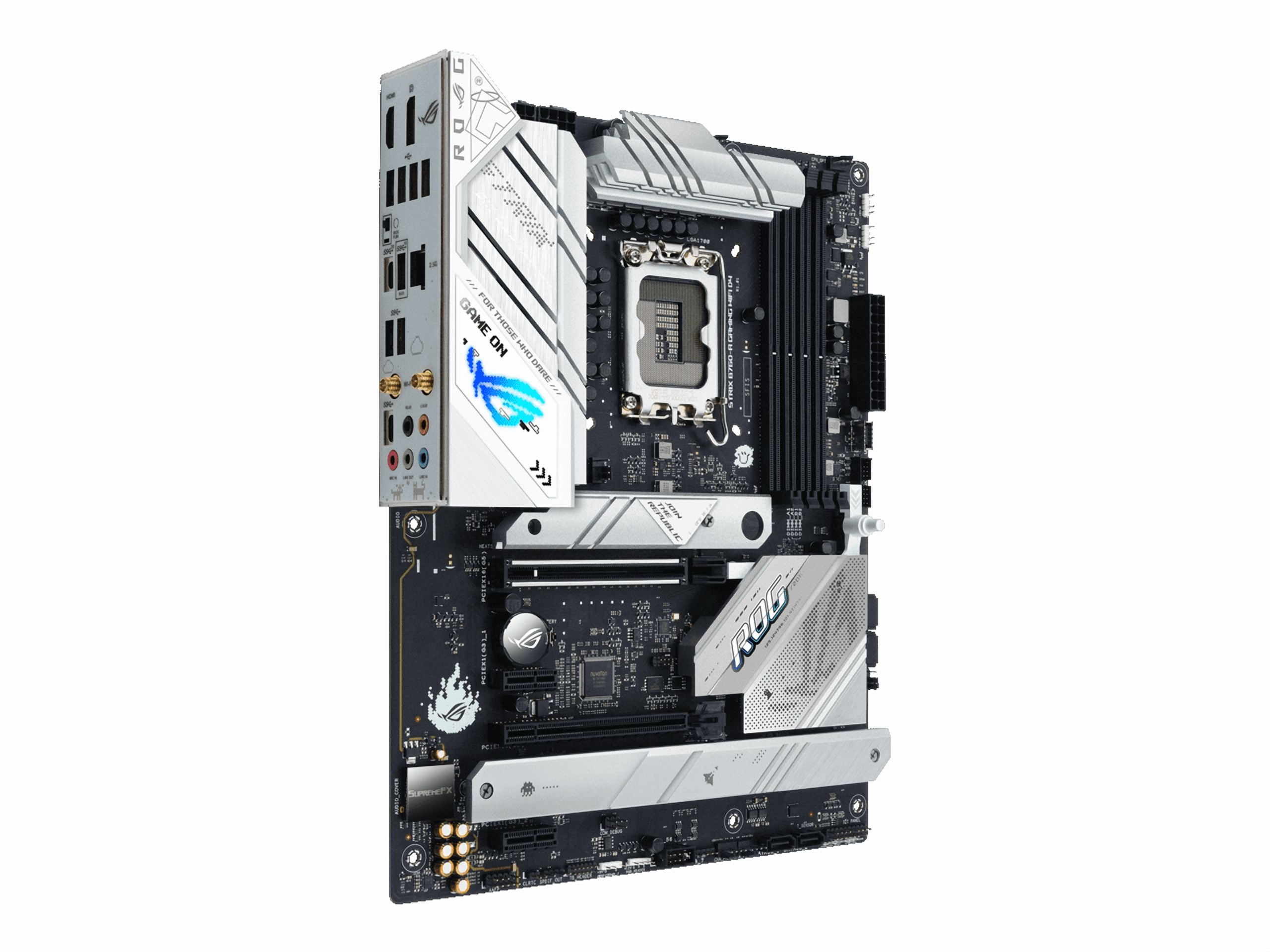 Asus ROG Strix B760-A GAMING WIFI D4 Gaming Desktop Motherboard - Intel B760 Chipset - Socket LGA-1700 - ATX