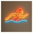 thumbnail image 1 of Letrero De Neón Para Natación, Luz LED Regulable Para Piscina, Ideal Para Escuelas De Natación, Clubes, Gimnasios Y Complejos Deportivos 45cm, 1 of 3