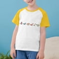 thumbnail image 3 of RXIRUCGD 2025 Vêtements d'Été pour Enfants Tout-Petits Garçons Filles Mode Mignon Col Rond Imprimé Manches Courtes Haut, 3 of 7
