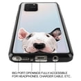 thumbnail image 4 of FINCIBO Slim TPU Bumper + Clear Hard Back Cover for Samsung Galaxy S10 Lite 6.7" 2020, Animal Bull Terrier Dog, 4 of 6