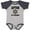 Baseball Heather and Navy, variant on Inktastic Captain in Training Boys or Girls Baby Bodysuit