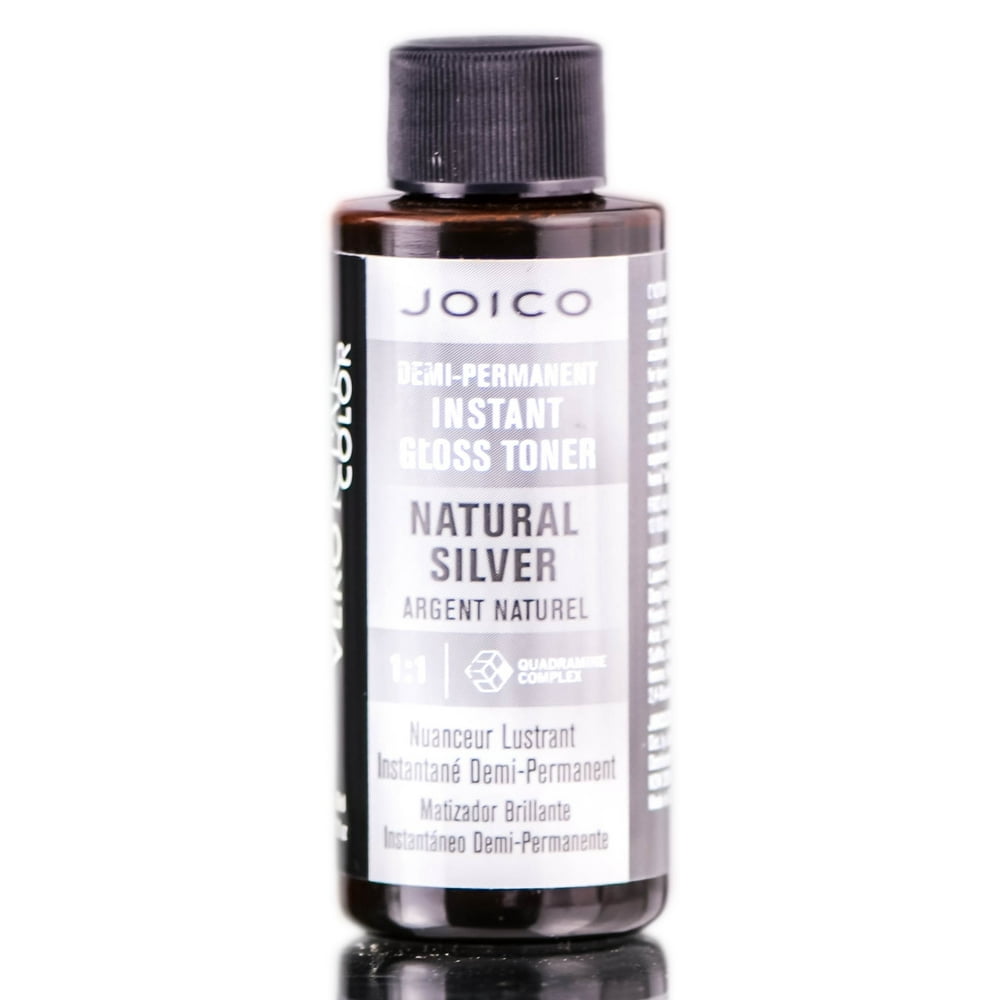 Joico Joico Hair Color Lumishine Demi Permanent Instant Gloss Toner, Natural Silver 2 Fl.Oz