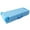 Blue, variant on Translucent Frosted Plastic Pencil Case | Stackable Student Stationery Box with Lid | Large Capacity Abs Storage for Pens Markers Scissors | Macaron Color Design