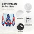 thumbnail image 4 of Fuzoiu Cute Gnomes in USA1 Print Women's Athletic Shorts, Double-Layer Running Shorts with Pocket,Women's Workout Shorts for Yoga, Gym, and Workouts-X-Large, 4 of 7