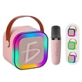 thumbnail image 1 of Bocina con Micrófono Bluetooth RGB carga tipo C y 4 efectos de Voz, 1 of 8