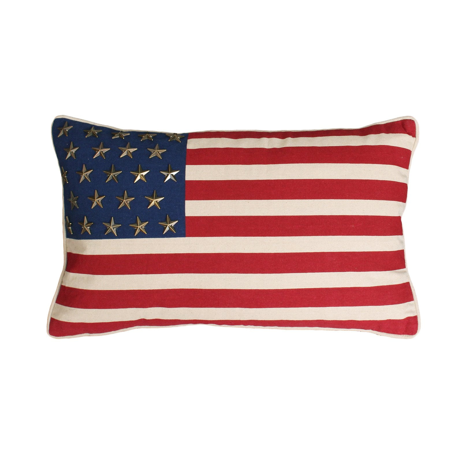 12x20 American Flag with Studs Pillow