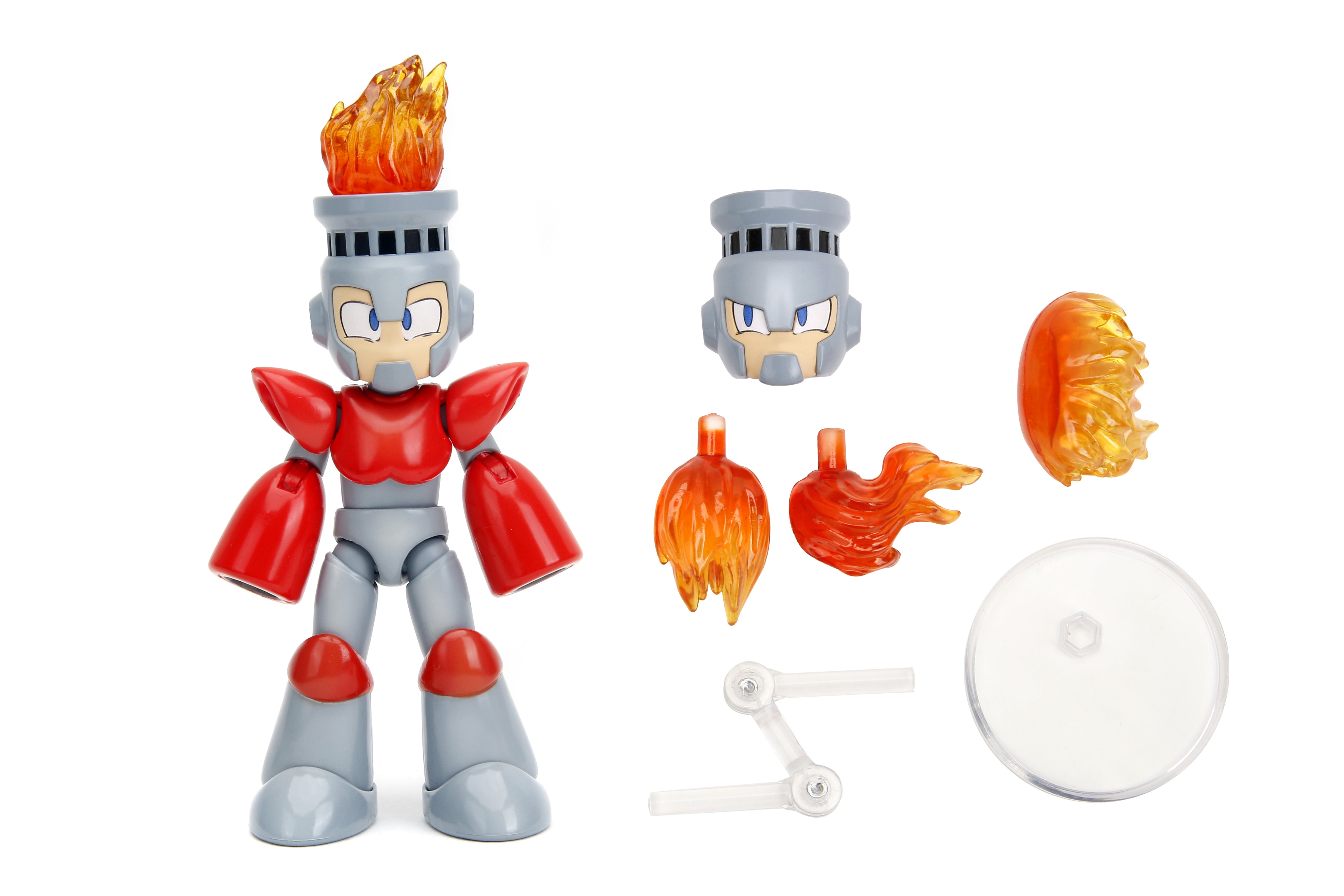 Jada Toys, Mega Man Action Figure, Fire Man 4.5
