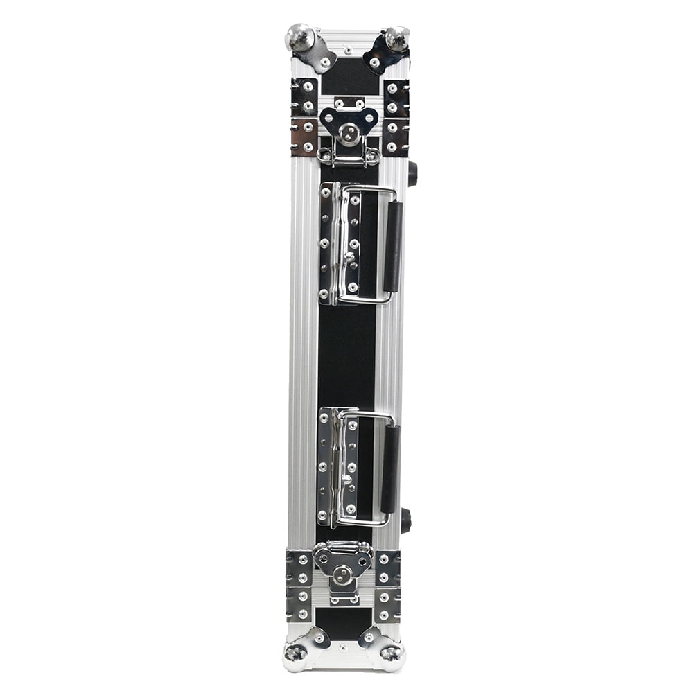 Seismic Audio - SA-PTR-2U - 2 Space Pro Audio DJ Road Rack Case - Pro Tour Grade  2U Vertical Amplifier Case