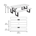 thumbnail image 4 of Mesa Plegable Lifetime de Picnic con Marco, 4 of 4
