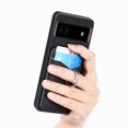 thumbnail image 6 of Allytech Wallet Case for Google Pixel 6a, Weave Texture TPU Cards Holder Ring Holder Kickstand Shockproof Anti-Scratch Bumper Back Cover Case for Google Pixel 6a - Black, 6 of 13