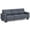 Dark Gray, variant on Aiho 89" Chenille Sofa 3-Seater, Pet Friendly Deep Seat Modern Couch with Wide Armrests for Living Room, Dark Gray