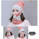 thumbnail image 3 of Gorro De Punto 3 En 1 Para Invierno, Conjunto De Bufanda Con Cubierta Para La Cara, Transpirable, A Prueba De Viento, Cálido, Forro Polar, Gorro Con Pompón Para Mujeres, Niñas, Ciclismo, Esquí sonducket AP008077-03, 3 of 6