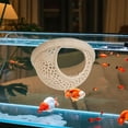 thumbnail image 1 of Hamaca para acuario, adorno para escondite, hamaca compacta para cría de bettas, accesorio para tanque, flotador versátil, anillo de alimentación, Beige, 1 of 9