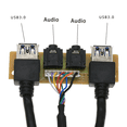 thumbnail image 4 of 60cm Panel USB3.0+USB3.0+HD Audio Jack Ports I/O Board+Internal Wire, 4 of 5