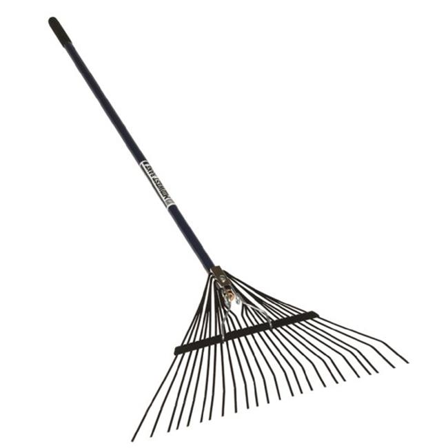 Essenc Black Nonslip Handle Metal Head Lawn Garden Rake Hand Tool 12.1