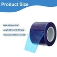 thumbnail image 2 of Removable Protective Film Tape, 4 x 656 ft PE Surface Scratch Film Tape Blue, 2 of 6