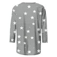thumbnail image 2 of SHE IS Womens 3/4 Sleeve Tops, Womens Long Sleeve T Shirts Cotton Loose Fit Long Sleeve Tops for Women Dressy Pullover Shirts for Women Basic Tees for Women Cropped, 2 of 5