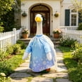 thumbnail image 5 of 23 Inch Goose Decorative Outfit, Breathable Fabric Statue Clothing, Garden Ornament Accessory, Universal Courtyard Wear for Porch Sculpture, Yard Art and Holiday Layout, 5 of 7