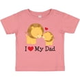 thumbnail image 3 of Inktastic I Heart My Dad Lion and Cub Boys or Girls Baby T-Shirt, 3 of 5