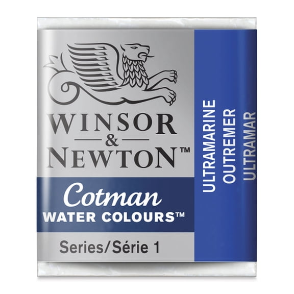 Winsor & Newton Cotman Watercolor Half Pan - Ultramarine