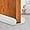 White, variant on Door Draft Stopper for Smaller 30" Interior Doors Black Door Draft Blocker for Bedroom Doors Fits 0.5" to 1.2" Door Gaps