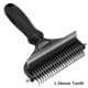thumbnail image 2 of Stainless Steel Double-sided Pet Comb, Promotes Health Shiny Coat Pet Accessories, 2 of 5