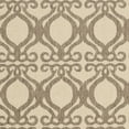 thumbnail image 6 of SAFAVIEH Courtyard Colton Geometric Indoor/Outdoor Area Rug, Natural/Brown, 5'3" x 5'3" Round, 6 of 7