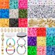 thumbnail image 2 of Arcilla Polimérica Diy Perlas Planas De Arcilla Flake Shell Pieza De Cerámica Suave Perlas De Cerámica Suave Disco De Color En Caja Kit De Fabricación De Joyas Bohemias 5000 Unids 6Mm Perlas Sweethay HA022097-00, 2 of 7