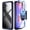 Blue, variant on Poetic Guardian Case for Samsung Galaxy A37 5G, 20 FT Mil-Grade Drop Tested | Tempered Glass Screen Protector,Full-Body Hybrid Shockproof Cover with Screen Protector for Galaxy A37, Black/Clear