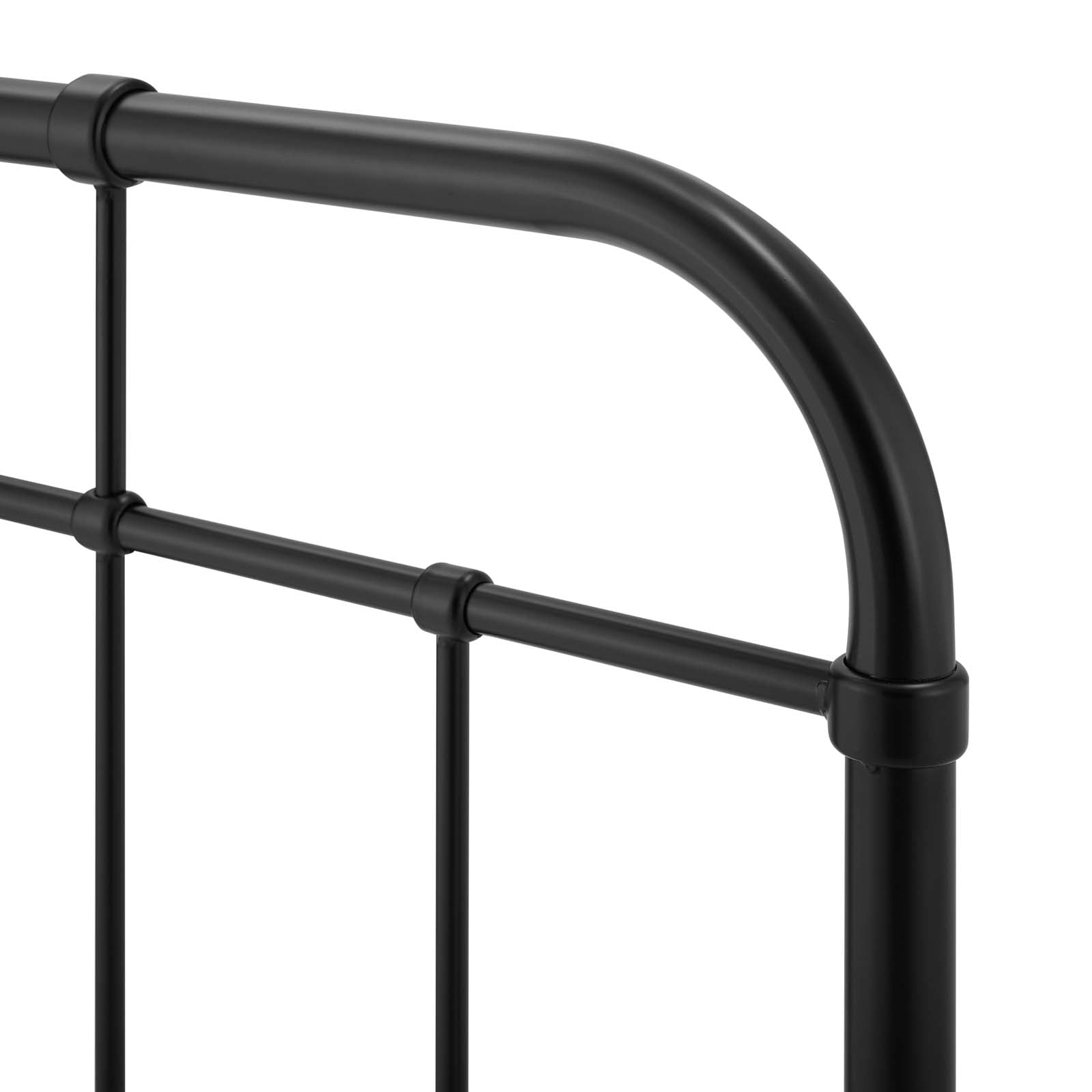 Headboard, Twin Size, Metal, Black, Modern Contemporary Urban Design, Bedroom Master Guest Suite