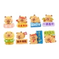 thumbnail image 2 of 8x Mini Figuras De Carpincho Juguete Coleccionable Para Niños Niñas Niños Adultos, 2 of 9