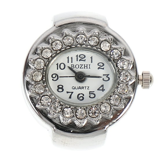 WHAMVOX Ring Watch Silver 1Pcs 0.98X0.98X0.98In