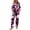 Pink, variant on Pink Halloween Womens Pajamas Polyester,Spandex 2026 Fall Funny Loungewear Sets Button Long Sleeve Tops Matching Sleeppants Cute Pjs Silk Set S