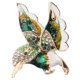 thumbnail image 1 of GOOHOCHY 1 broche elegante con forma de colibrí, broche decorativo para el pecho, para niñas y mujeres., 1 of 7