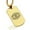 Gold, variant on Stainless Steel Nazar Evil Eye Good Luck Charm Dog Tag Pendant Necklace