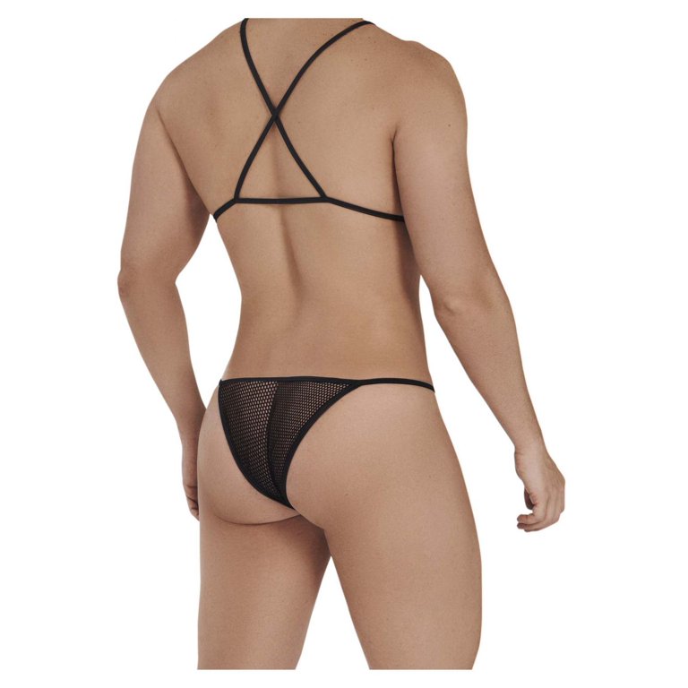 CandyMan Harness - G-String Set - Black