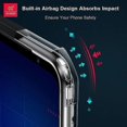thumbnail image 2 of Funda transparente a prueba de golpes y anticaídas compatible con Nothing Phone 1, 2 of 5