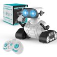 thumbnail image 5 of Robot recargable para niños - Juguete de control remoto con ojos LED - Música y sonidos interesantes - Para niños de 3, 4, 5, 6, 7, 8 años - Regalo para niños y niñas - Blanco JAMW Sencillez, 5 of 5