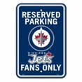thumbnail image 1 of Fremont Die NHL Winnipeg Jets Team Sign, 12" x 18", Reserved Parking Sign, 1 of 1