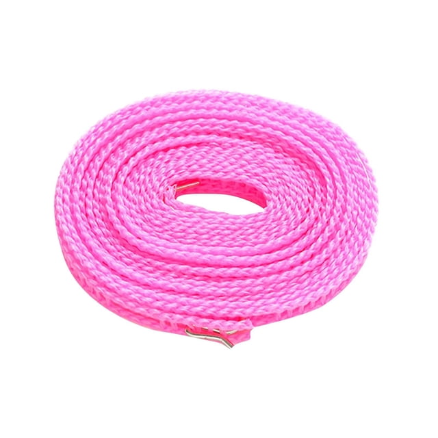 Heavy Duty Indoor Outdoor Windproof Drying Rope with Locking Clips for Blankets and Heavy Laundry 8 Meter Length