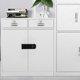 thumbnail image 4 of Drawer Code Lock 3Digit Combination Cabinet Hasp Lock Lockers Keyless Lock Privacy Password Lock for Office Home Silver, 4 of 4