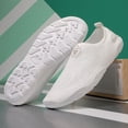 thumbnail image 4 of Miluxas Womens and Mens Water Shoes Breathable Quick Dry Soft Barefoot Aqua Socks for Hiking Swim Beach Surf Yoga Sport White 10(46), 4 of 9