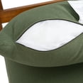thumbnail image 3 of Christopher Knight Home Mid-Century Modern Outdoor Low Lounge Chair with Cushions, Solid Wood Frame, Green, 3 of 11