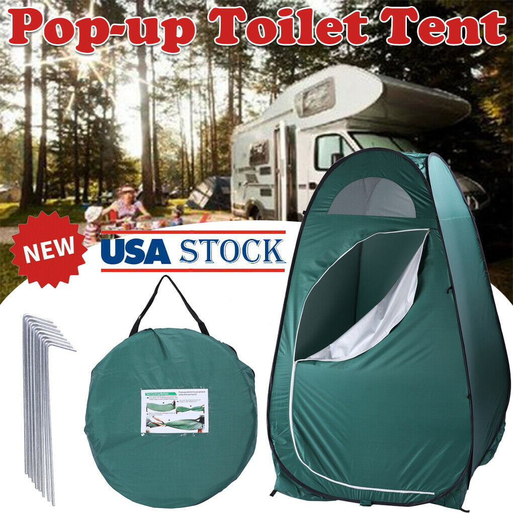 Privacy Shower Tent Pop Up Dressing Changing Bathing Toilet Pod Large Spacious 