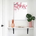 thumbnail image 4 of Canvas Wall Art Pink Blossom Canvas Art Print Spring Ink Painting Branch Petal Pictures Wall Decor for Living Room Bedroom Artwork Decorations Stretched Framed Ready to Hang 12"x18", 4 of 9