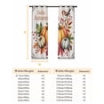 thumbnail image 6 of Fsddascl Fall Pumpkins Blackout Curtains for Bedroom/Living Room, Thermal Insulated Kitchen Curtains, Thanksgiving Maple Leaves Autumn Tits Grommet Darkening Window Treatment Drapes 52"x72"x2, 6 of 6