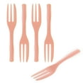 thumbnail image 2 of Coral Plastic Cake Fork with Knife Edge - 4" x 3/4" - 500 count box, 2 of 11